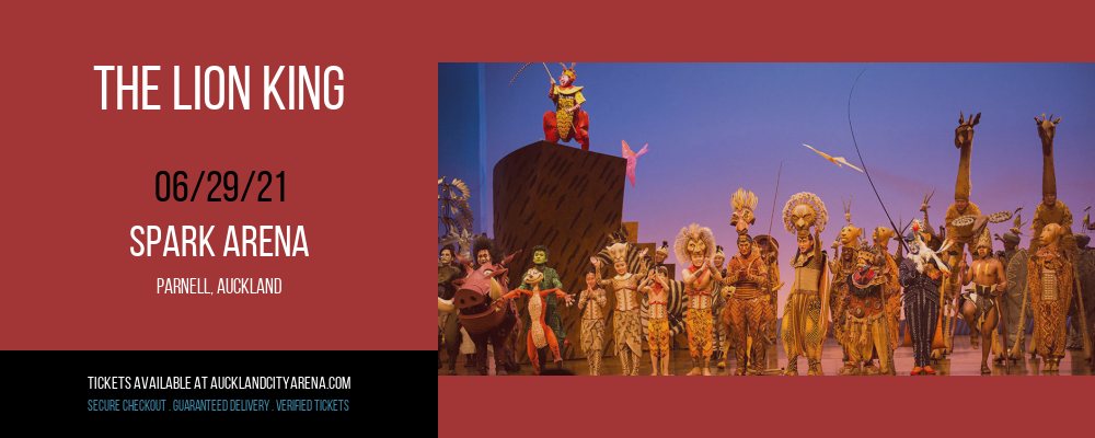 The Lion King at Spark Arena tickets The Lion King at Spark Arena