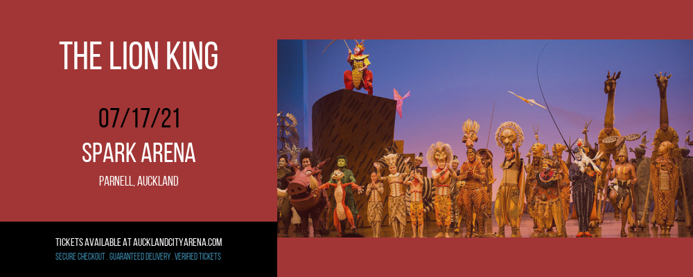 The Lion King at Spark Arena tickets The Lion King at Spark Arena
