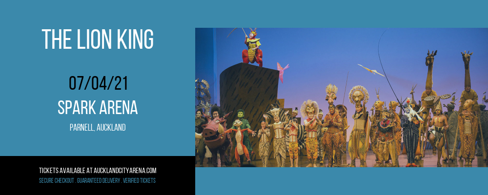 The Lion King at Spark Arena tickets The Lion King at Spark Arena