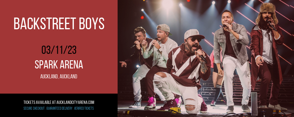 Backstreet Boys at Spark Arena tickets Backstreet Boys at Spark Arena